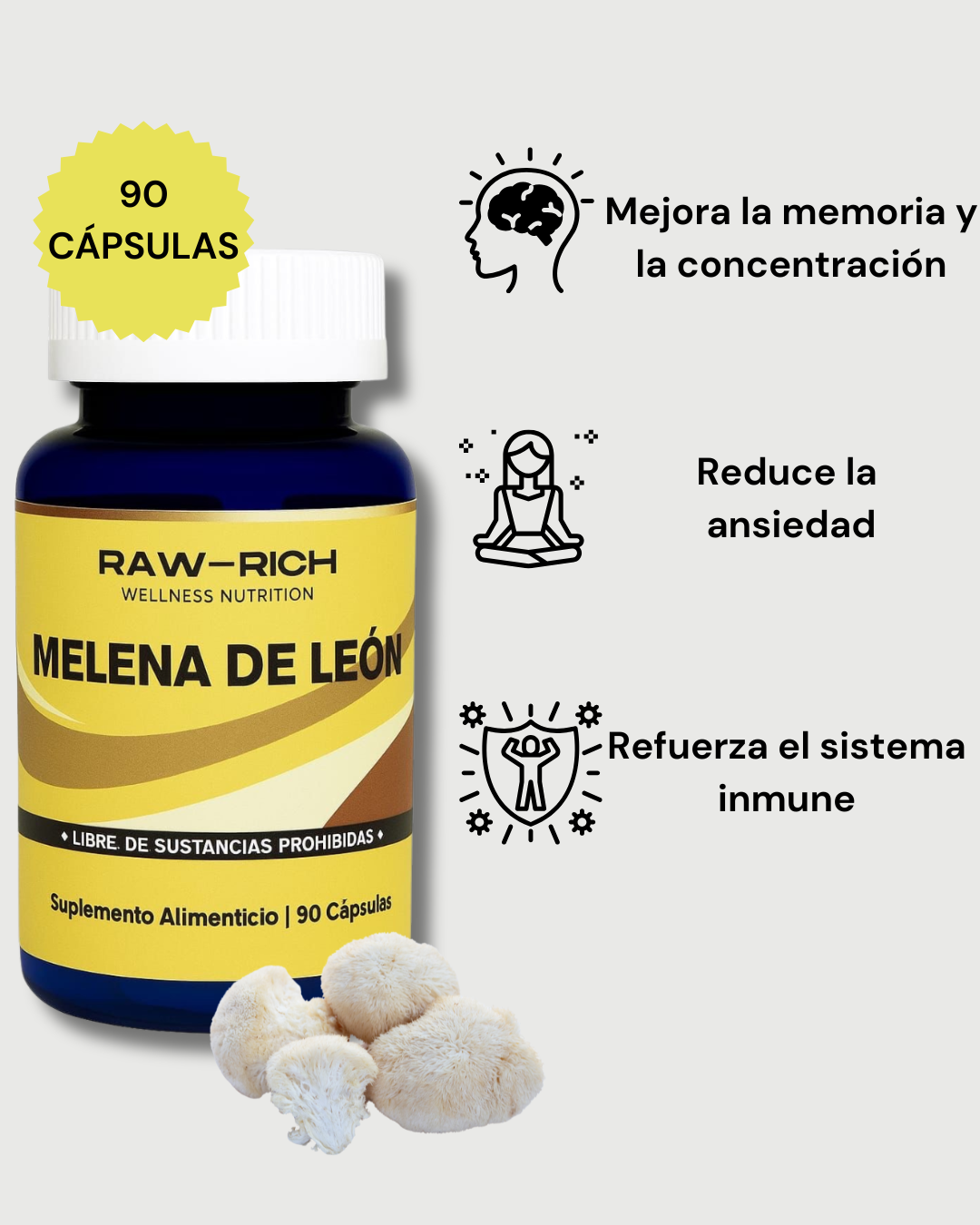 Melena de León 90 Cápsulas