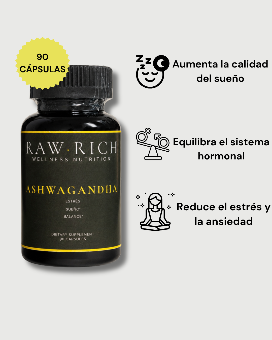 Ashwagandha 90 Cápsulas