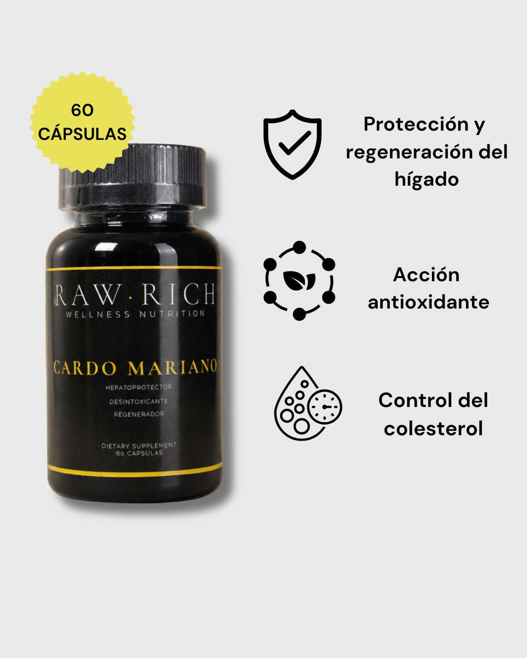 Cardo Mariano 60 Cápsulas