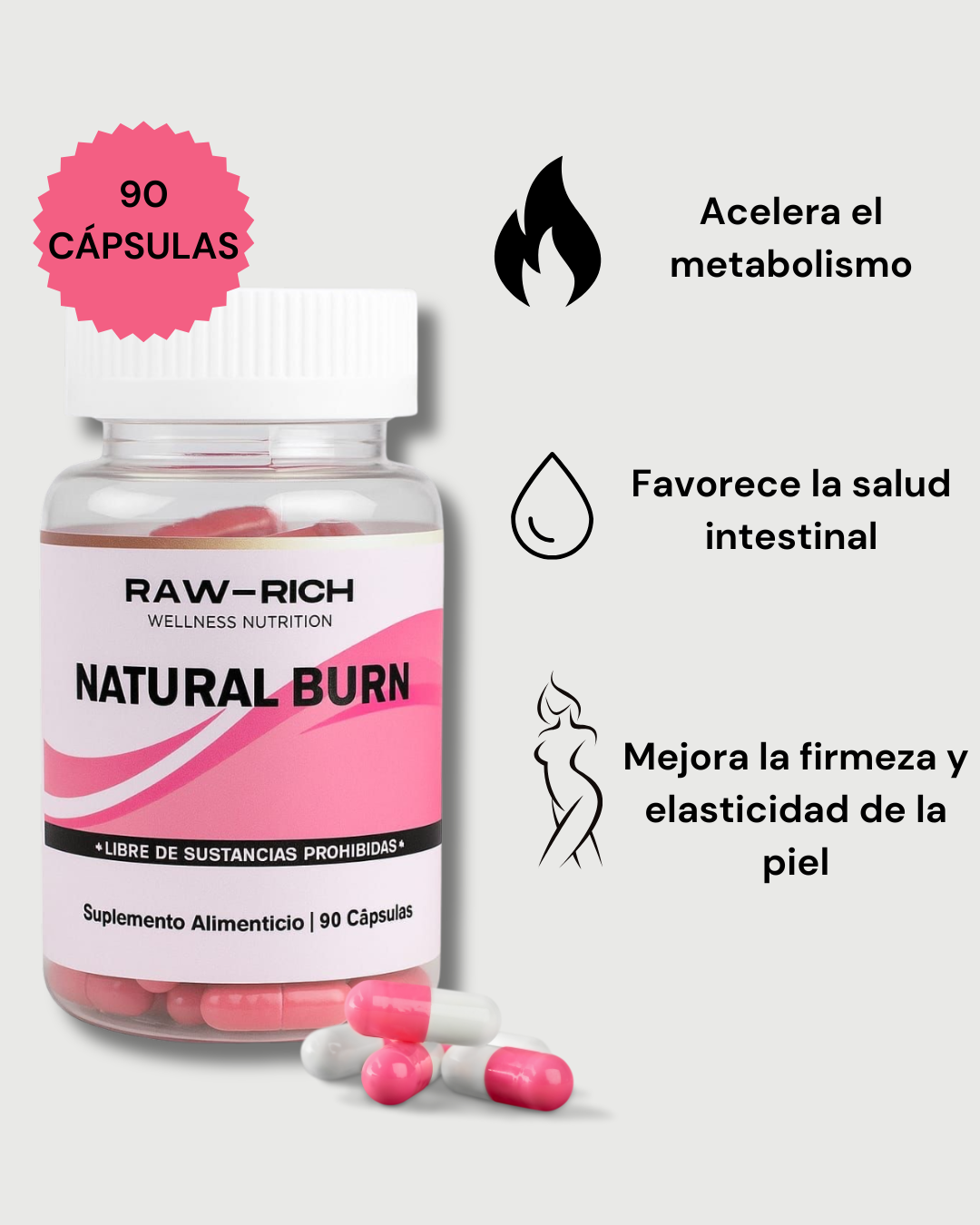 Natural Burn 90 Cápsulas