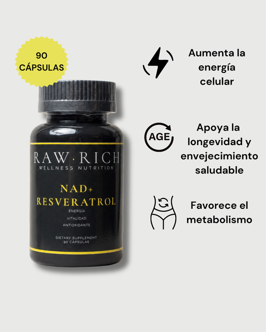 Nad + Resveratrol 90 Cápsulas