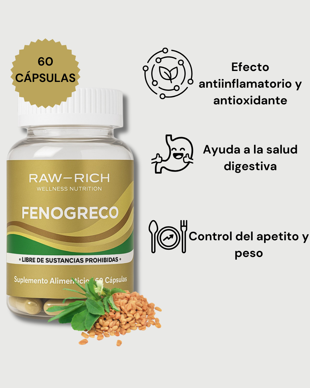 Fenogreco 60 Cápsulas