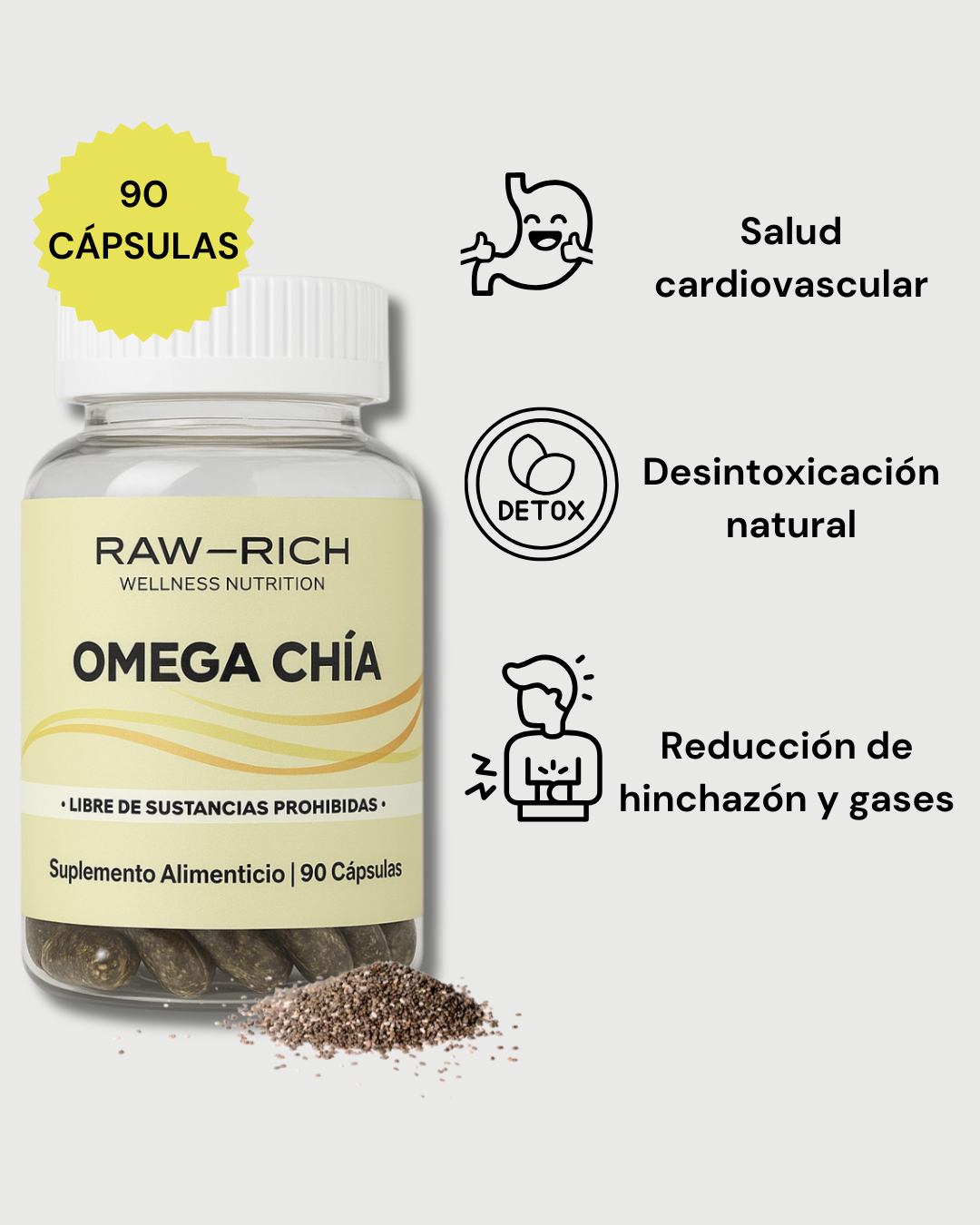 Omegachía 60 Cápsulas